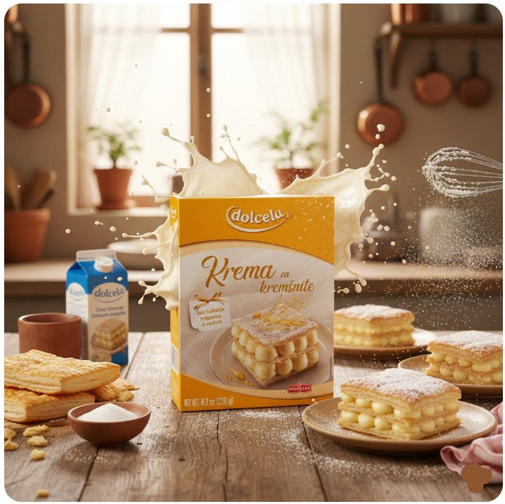 Podravka Dolcela Kremsnita Custard Cream Mix 230 g