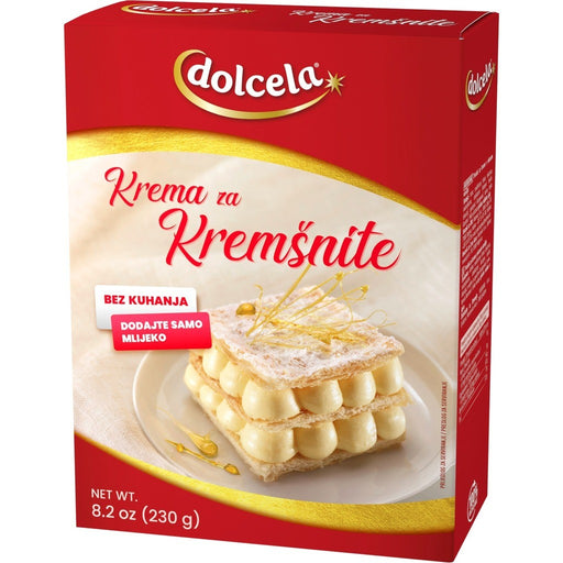 Dolcela Kremšnita Custard Cream Mix, Croatian 230g (8.1oz) | HE gallery 3850104075810 #2