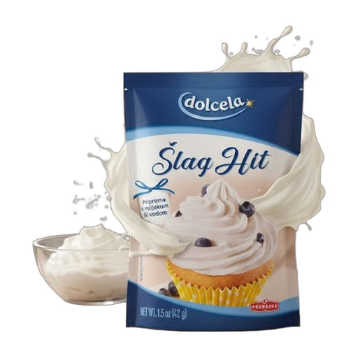 Podravka Dolcela Slag-Hit Vanilla Whipped Cream Mix 42 g | Hamilton Euromarket