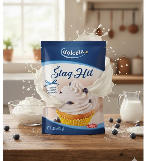 Podravka Dolcela Slag-Hit Vanilla Whipped Cream Mix 42 g