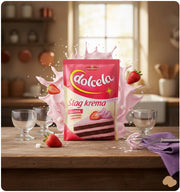 Podravka Dolcela Slag Krema Strawberry Whipped Topping Powder 66 g — authentic baking from Croatia | Hamilton Euromarket
