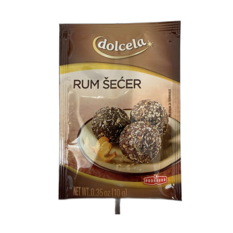 Dolcela Rum Sugar 10g | Hamilton Euromarket