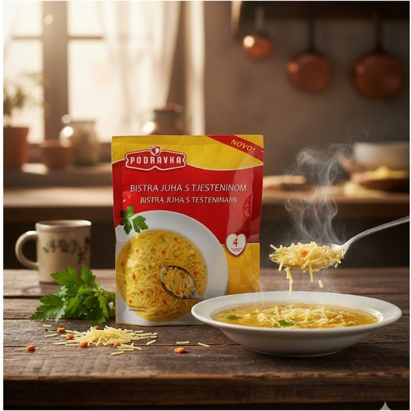 Podravka Vegetable Soup with Star Pasta 52 g