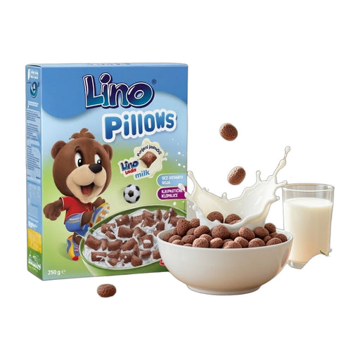 Lino Pillows Milk Filled Cereal 250 g | Hamilton Euromarket