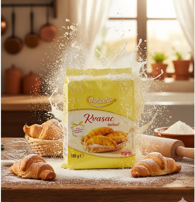 Podravka Dolcela Instant Dry Yeast (Suhi Kvasac) 100 g