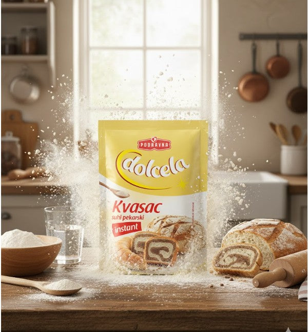 Podravka Dolcela Instant Dry Yeast Kvasac 5-Pack 5 x 7 g (35 g)