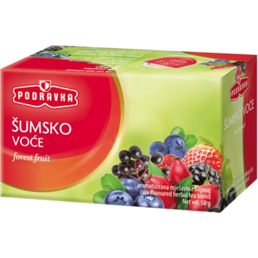 Podravka Forest Fruit Tea, Croatian Herbal Blend 50g (1.8oz) | HE gallery 3850104425110 #2