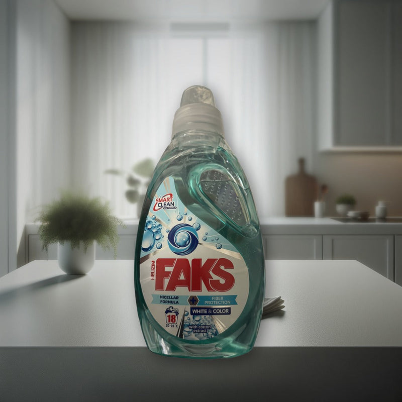 Faks Helizim Micellar Formula Fiber Protection White & Color Laundry Detergent 900ml — authentic home care from Croatia | Ham