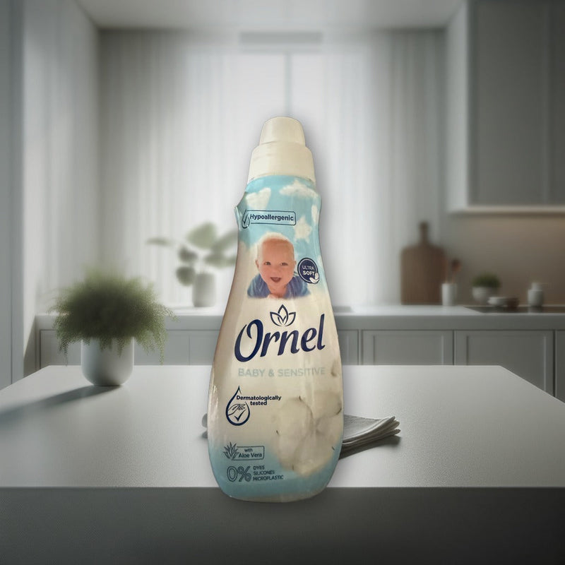 Ornel Baby & Sensitive Fabric Softener With Aloe Vera 800ml — authentic home care from Croatia | Hamilton Euromarket