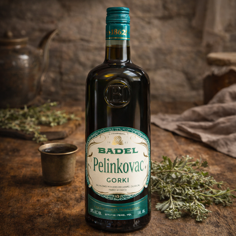 Badel Pelinkovac Gorki Herbal Liqueur 1 L 31% ABV