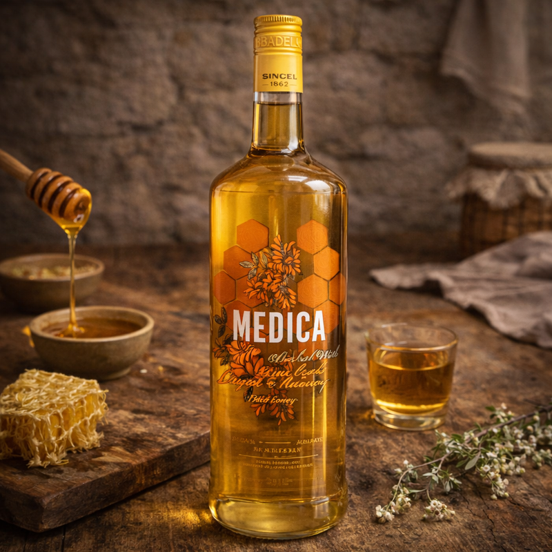 Badel Medica Honey Liqueur 1 L 24% ABV