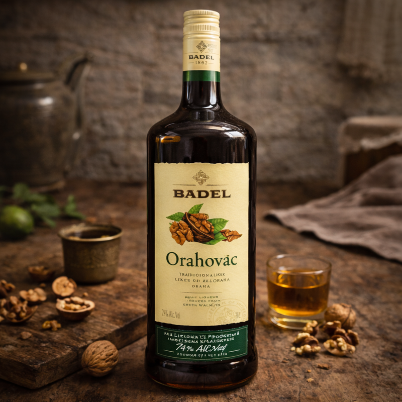 Badel Orahovac Walnut Liqueur 1 L 24% ABV