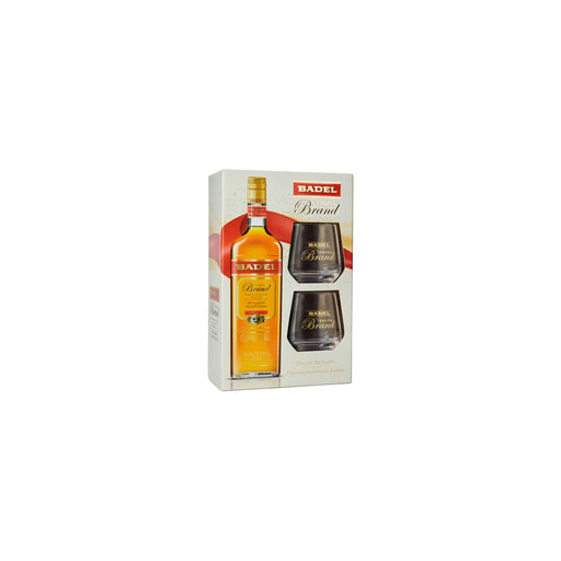 Badel Prima Croatian Brandy Gift Set with 2 Glasses 700ml (23.7fl oz) | Hamilton Euromarket
