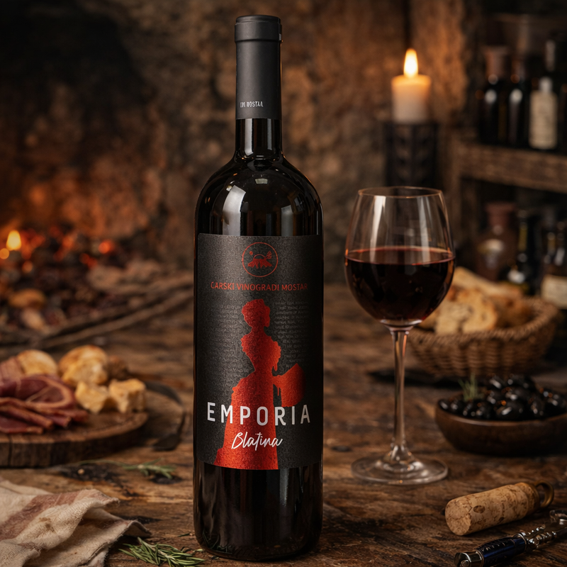 Emporia Blatina Dry Red Wine 750 mL