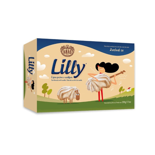 Kraš Lilly Vanilla Tea Biscuits 220g (7.8oz) | HE gallery 3850120700055 #2
