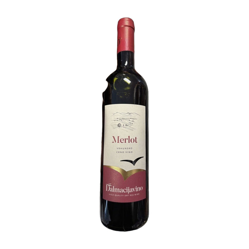 Dalmacijavino Merlot High Quality Dry Red Wine 750 ml | Hamilton Euromarket
