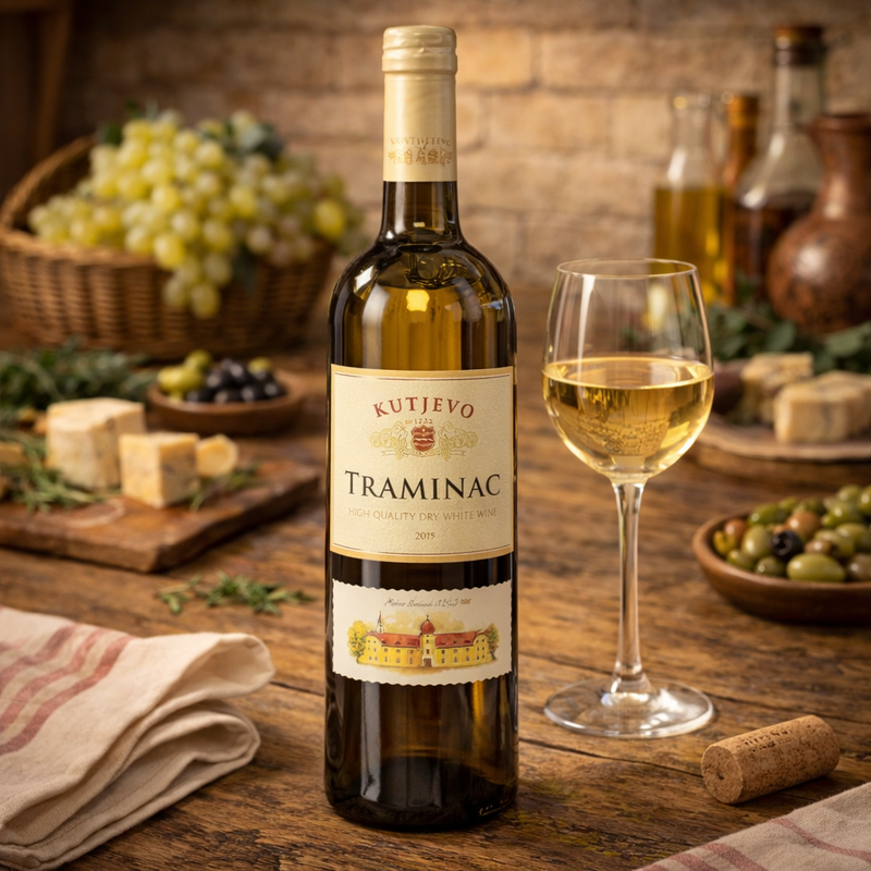 Kutjevo Traminac Dry White Wine 750 mL