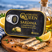 Adriatic Queen Sardines in Olive Oil 105 g — authentic pantry from Croatia | Hamilton Euromarket