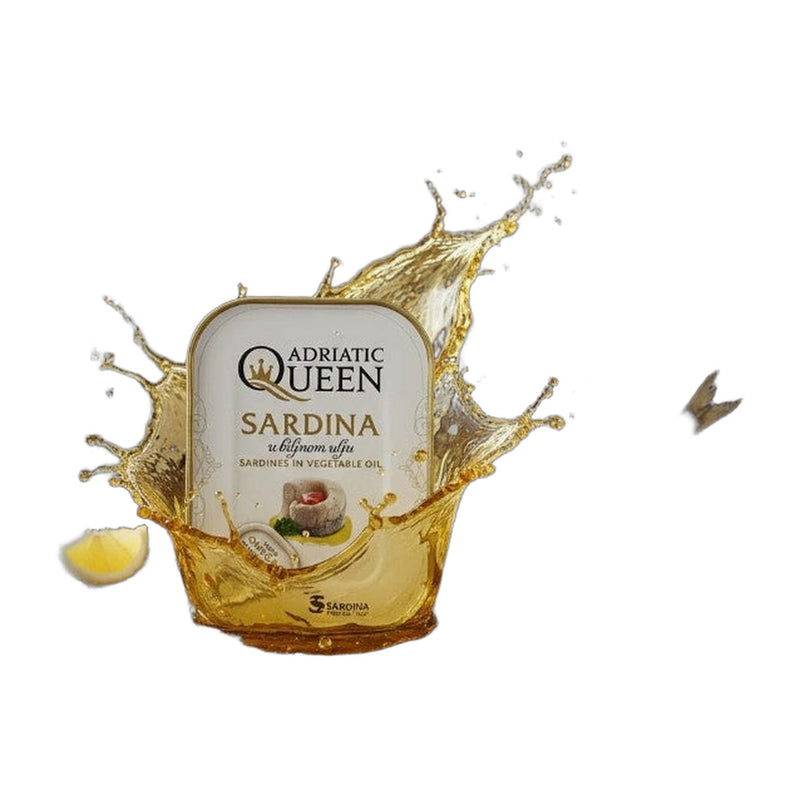 Adriatic Queen Sardines in Vegetable Oil 105 g | Hamilton Euromarket