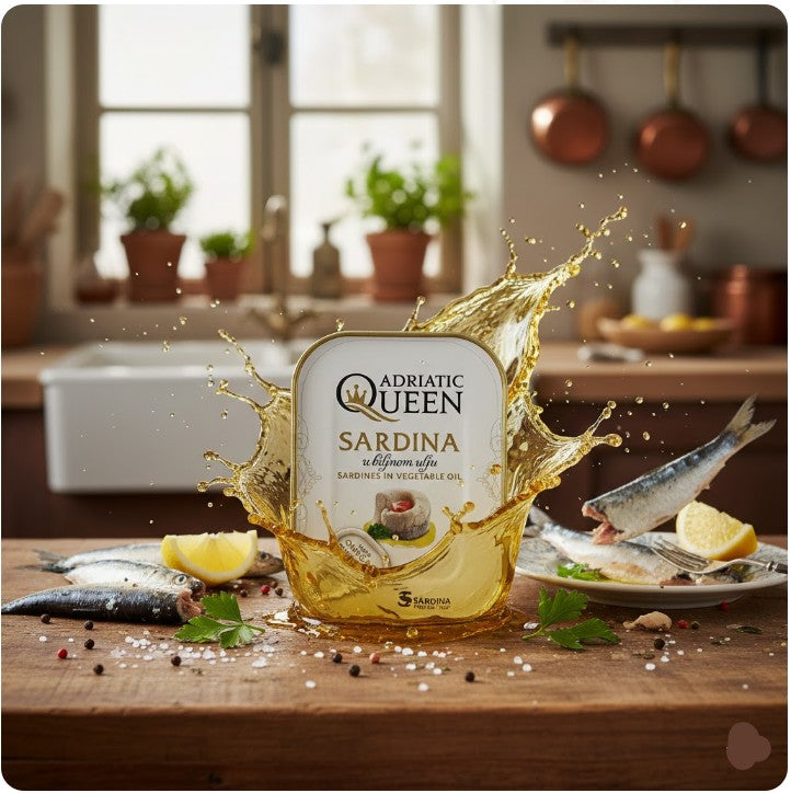 Adriatic Queen Sardines in Vegetable Oil 105 g