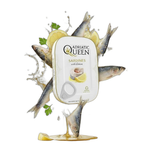 Adriatic Queen Sardines with Lemon in Vegetable Oil 105 g | Hamilton Euromarket
