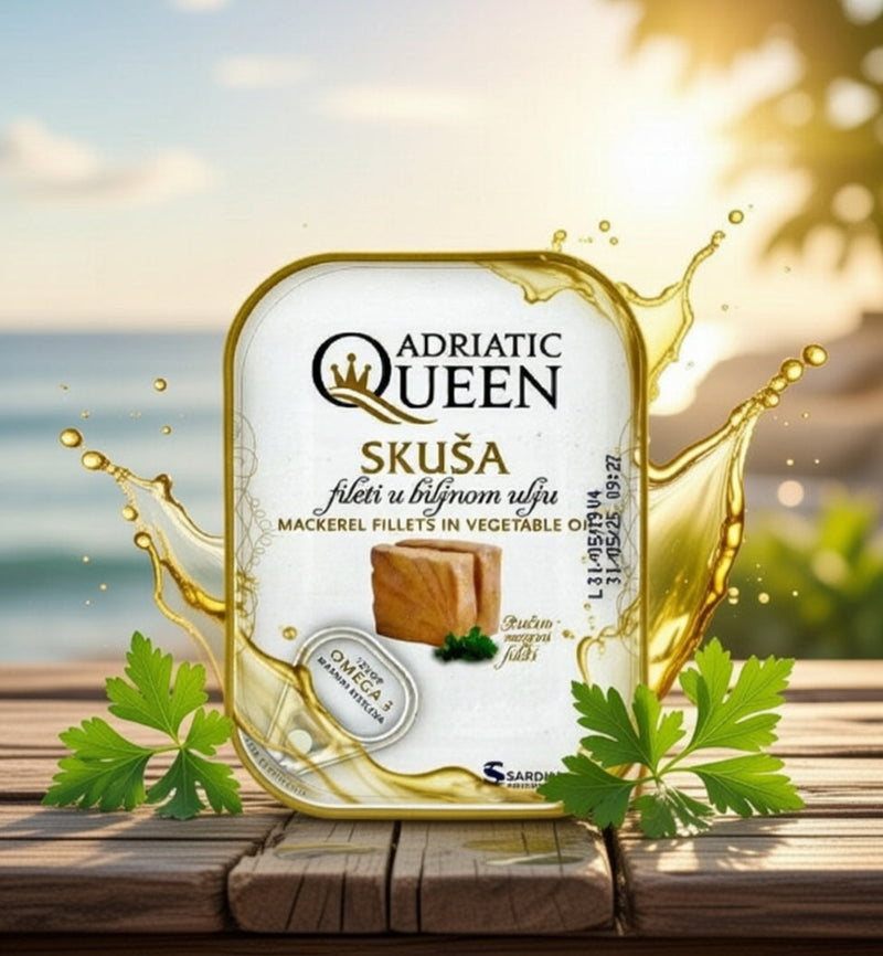 Adriatic Queen Mackerel in Vegetable Oil 105 g