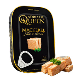 Adriatic Queen Mackerel Fillets in Olive Oil, Croatian 105g (3.7oz)