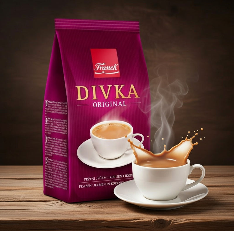 Franck Divka Caffeine-Free Coffee Substitute Roasted Barley & Chicory 250 g