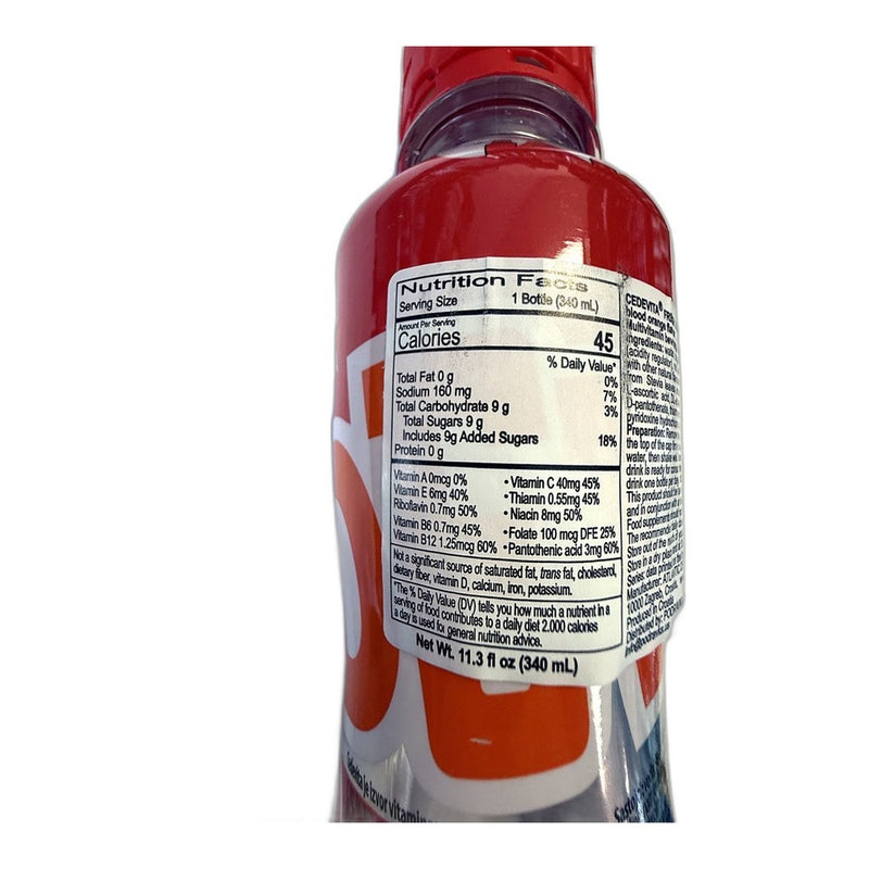 Cedevita Fresh Red Orange Twist & Shake Vitamin Drink Mix, Croatian 340ml (11.3fl oz) | HE gallery 3850322013632 #2