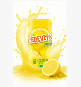 Cedevita Lemon Instant Vitamin Drink Mix, Croatian 455g (16oz)