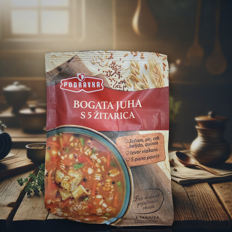 Podravka Rich Soup with 5 Cereals 80g