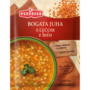 Podravka Bogata Juha Hearty Vegetable Soup with Lentil Mix 75g (2.6oz) | HE gallery 3856020247409 #3