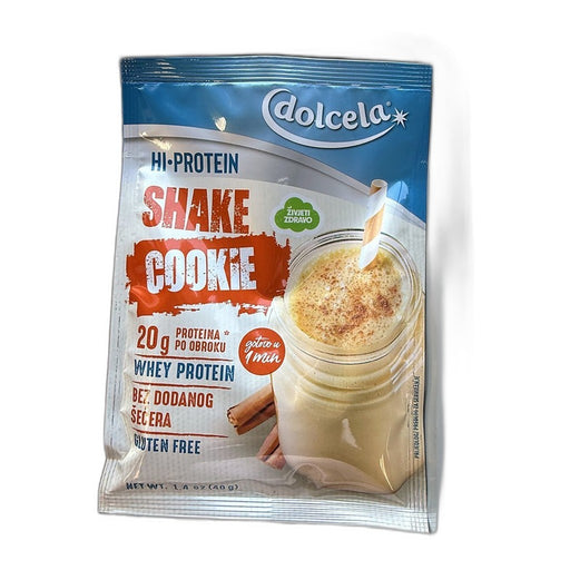 Dolcela Hi Protein Shake Cookie Flavor, Croatian Baking Mix 40g (1.4oz) | HE gallery 3856020249281 #2