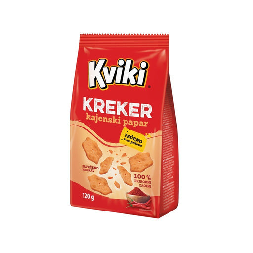 Podravka Kviki Cayenne Pepper Crackers, Croatian Snack 120g (4.2oz) | HE gallery 3856020270513 #2