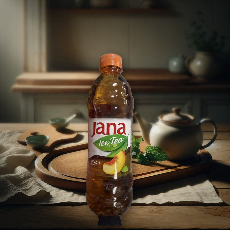 Jana Ice Tea Peach Flavor 500ml — authentic beverage from Croatia | Hamilton Euromarket