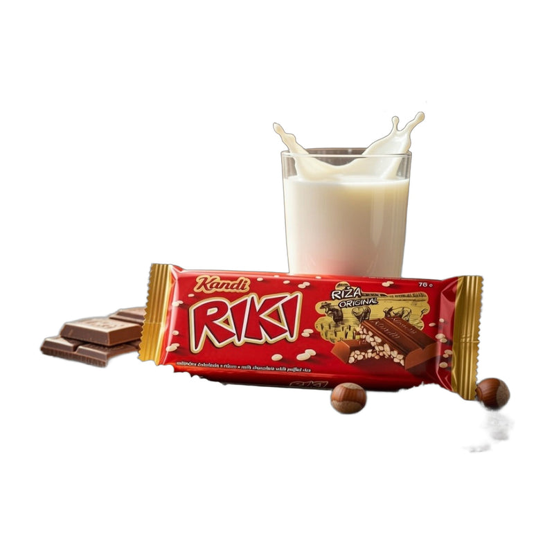 Kandit Riki Rice Chocolate with Puffed Rice 200 g | Hamilton Euromarket