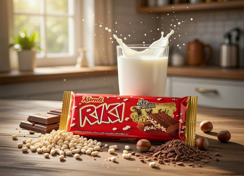 Kandit Riki Rice Chocolate with Puffed Rice 200 g