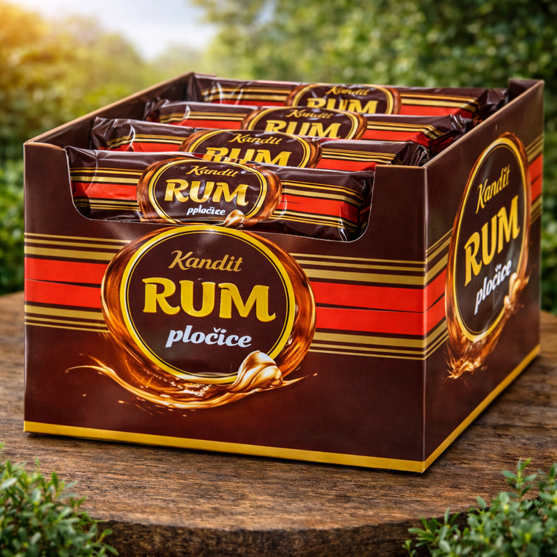 Kandit Rum Plocice Chocolate 45 g