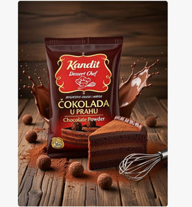 Kandit Chocolate Powder, Croatian Baking Cocoa 100g (3.5oz)