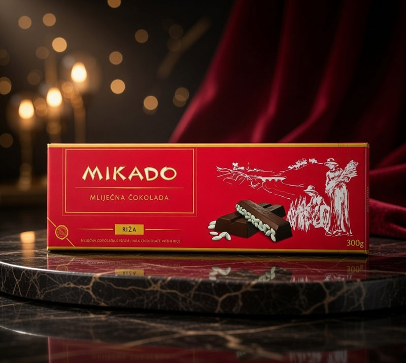 Mikado Milk Chocolate with Rice 300 g
