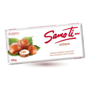 Zvečevo Samo Ti Ljesnjak Hazelnut Chocolate Bar 100g (3.5oz) | HE gallery 3858881065000 #2