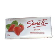 Zvečevo Milk Chocolate with Strawberry Filling 100g (3.5oz) | HE gallery 3858881065055 #2