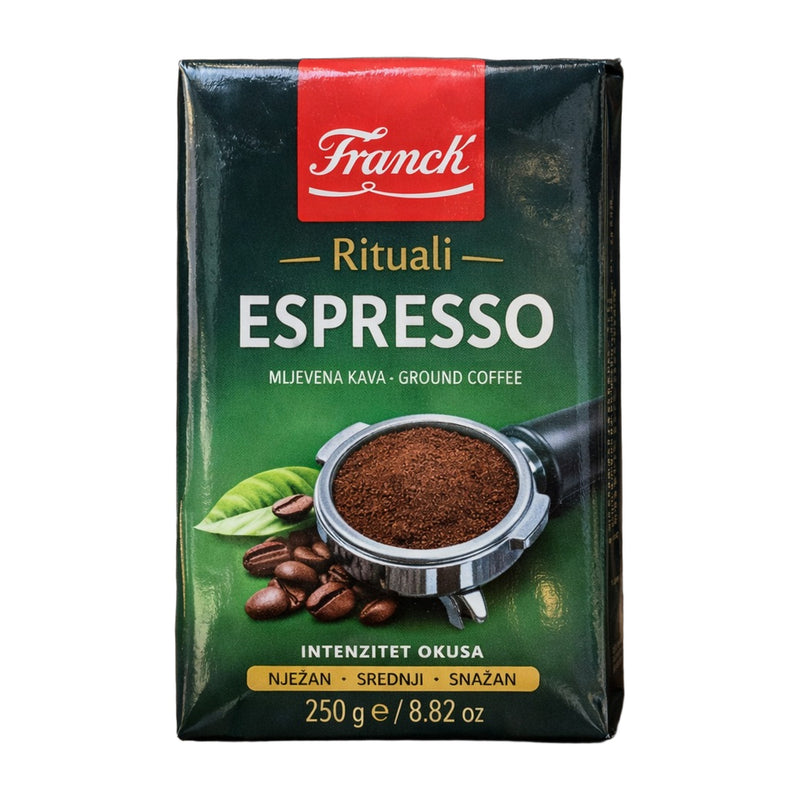 Franck Ritual Espresso Ground Coffee 250 g | Hamilton Euromarket