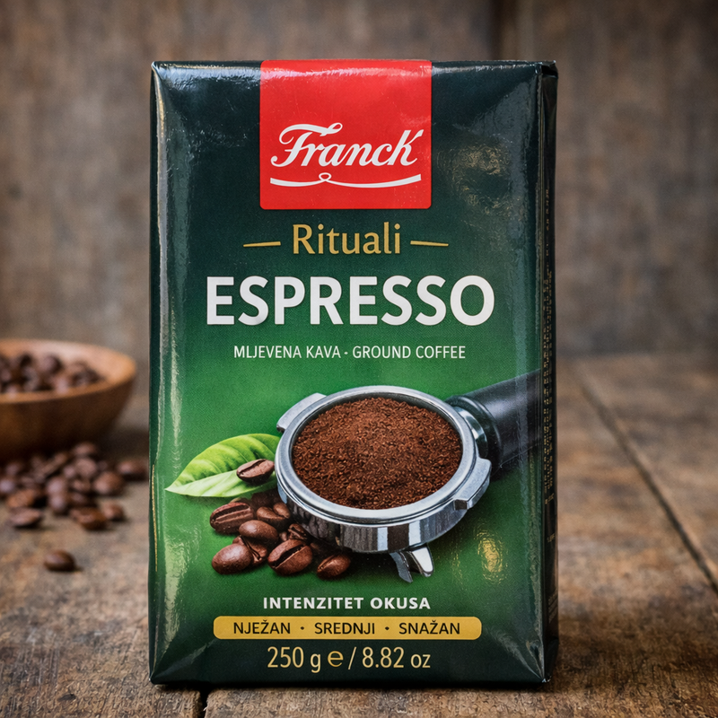 Franck Ritual Espresso Ground Coffee 250 g