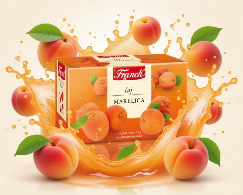 Franck Apricot Fruit Tea Bags 20 ct 60 g