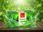 Franck Green Tea Bags (Zeleni Caj) 35 g (20 Tea Bags) — authentic beverage from Croatia | Hamilton Euromarket
