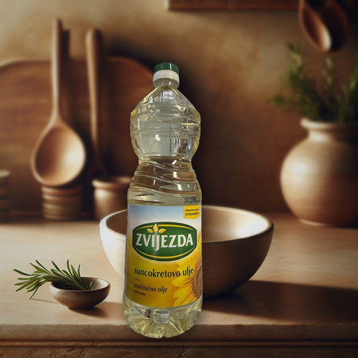 Zvijezda Suncokretovo Ulje 1 L — authentic pantry from Croatia | Hamilton Euromarket