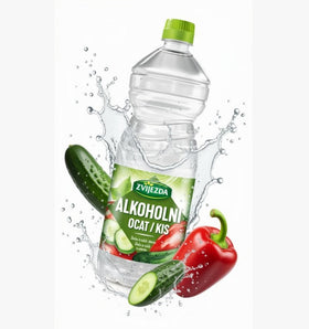 Zvijezda Alcohol-Based Vinegar for Preserving, Croatian 1L (33.8fl oz)