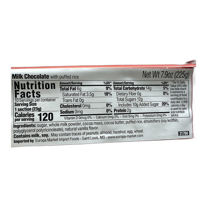 Mikado Milk Chocolate with Rice 225g (7.9oz) | HE gallery 3858888570477 #2