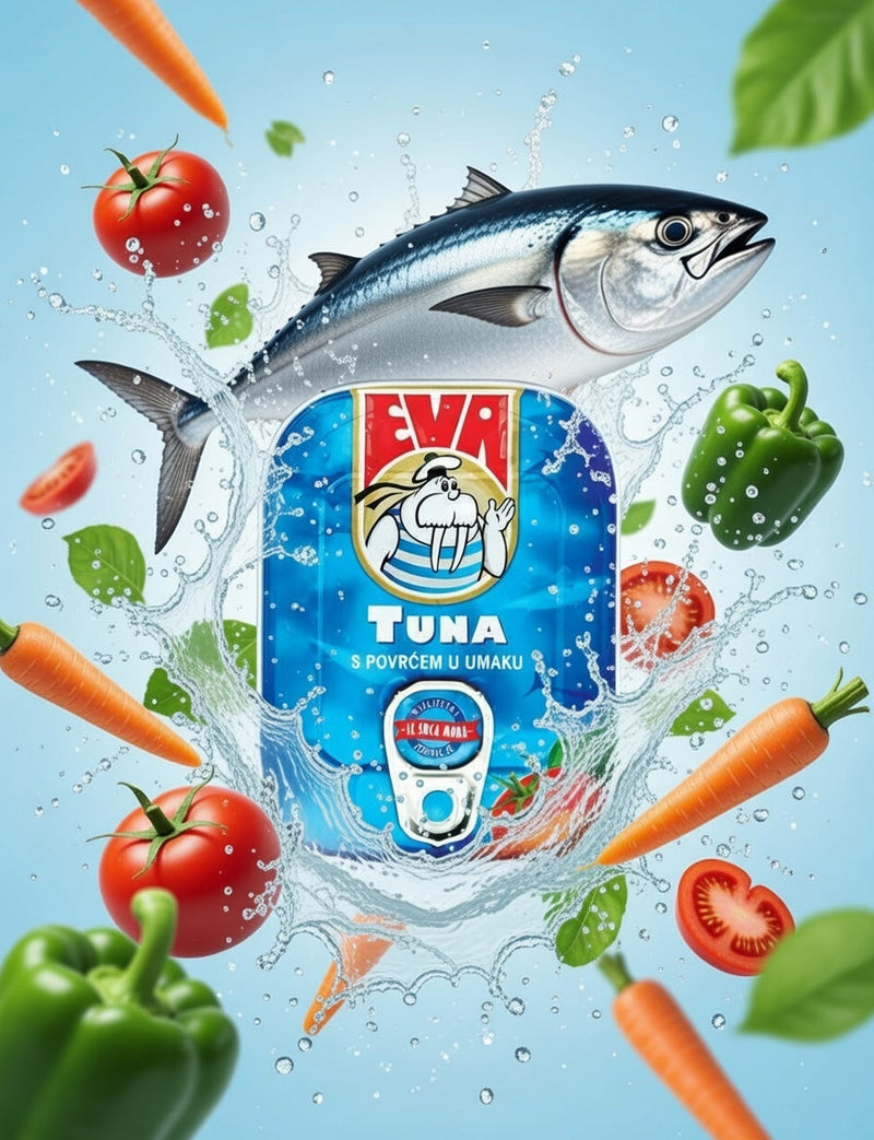 Eva Tuna with Vegetables in Tomato Sauce 115 g
